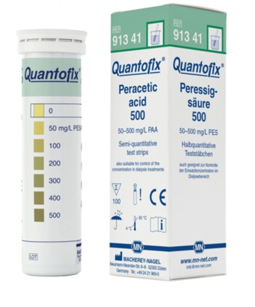 High Range Peracetic Acid Test Strips 1ea